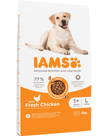 IAMS for Vitality Light in Fat alimento per cani adulti con pollo fresco 5 kg