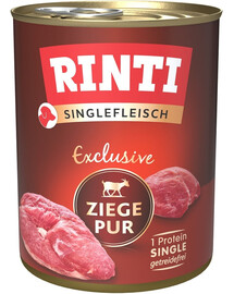 RINTI Singlefleisch Exclusive Goat Pure alimento monoproteico capra 800g