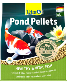 TETRA Pond Pellets 4l Mangime di base per pesci da laghetto sotto forma di pellet