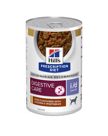 HILL'S Prescription Diet Canine i/d Low Fat Digestive Care Stew con pollo e verdure 354g