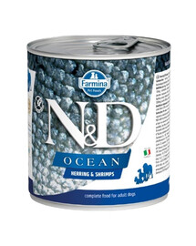 FARMINA N&D Ocean Dog Herring, shrimps 285g