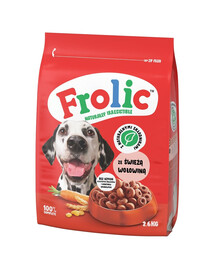 FROLIC Naturally Irresistible 2,6 kg cibo semi-umido per cani con carne di manzo fresca