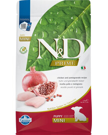 FARMINA N&D Prime Puppy Mini Chicken, Pomegranate 2,5 kg