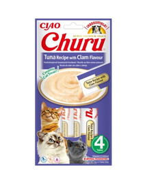 INABA Churu Tuna with clam flavour 4x14g