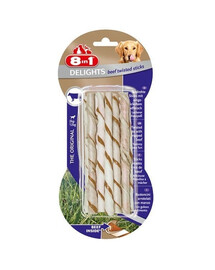 8IN1 Delizie di manzo Bastoncini ritorti 10 pz.