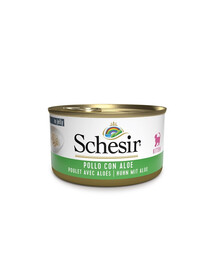 SCHESIR Pollo con Aloe Vera per gattini 85g