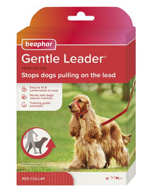 BEAPHAR Gentle Leader M Collare a cavezza medio rosso