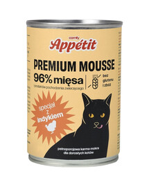 COMFY APPETIT PREMIUM Mousse di tacchino per gatti 400g