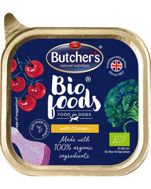 BUTCHER'S BIO foods vassoio di pollo da 150 g