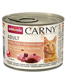 ANIMONDA Carny Adult 200 g - pollo, tacchino e cuoricini d'anatra