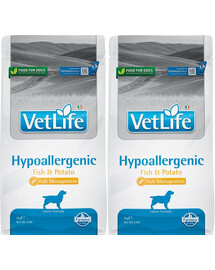 FARMINA Vet Life Dog Hypoallergenic Fish & Potato 2 x 2kg