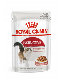 ROYAL CANIN Instinctive 24x85 g Cibo umido in salsa per gatti adulti schizzinosi