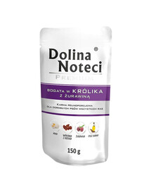 DOLINA NOTECI Premium Ricco di coniglio con mirtillo rosso 150g