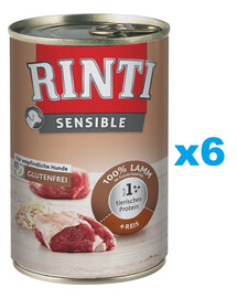 RINTI Sensible agnello e riso 6 x 400g