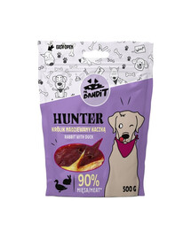 MR. BANDIT Hunter coniglio ripieno di anatra per cani 500 g
