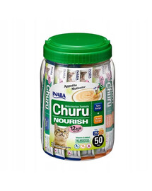 INABA Churu Nourrish 50x14g con tonno e pollo per gatti