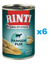 RINTI Singlefleisch Rumen Pure rumine monoproteico 6 x 800g