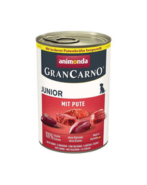 ANIMONDA Grancarno Junior tacchino  per cuccioli 400 g