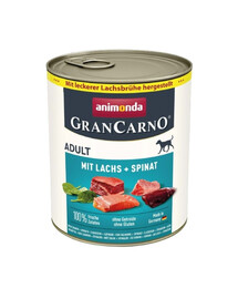 ANIMONDA GranCarno Adult salmone e spinaci 800g