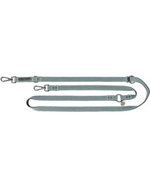TRIXIE CityStyle Guinzaglio da addestramento S–M: 2.00 m/13 mm grigio chiaro