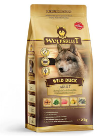 WOLFSBLUT Wild Duck Adult per cani con anatra e patate 12,5 kg