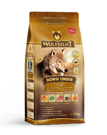 WOLFSBLUT Down Under Adult per cani con manzo e verdure 12,5 kg