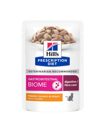 HILL'S Prescription Diet Feline Biome con pollo in bustina 12x85 g