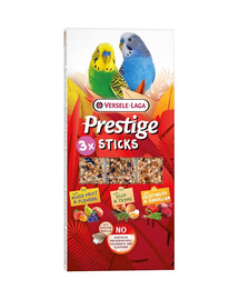 VERSELE-LAGA Prestige Sticks 3 gusti diversi per piccoli pappagalli 90 g