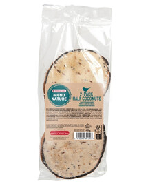 VERSELE-LAGA Menu Nature 2 mezze noci di cocco con ripieno di semi 400g di cibo per uccelli selvatici