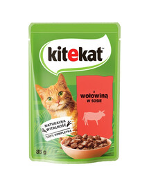 KITEKAT Manzo in salsa 85g per gatti adulti