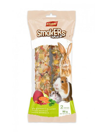 VITAPOL Smakers con ortaggi per roditori e conigli 90 g