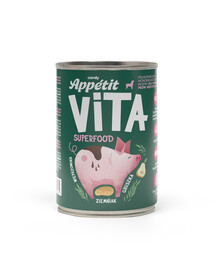 COMFY APPETIT VITA Superfood Maiale 400g cibo monoproteico per cani