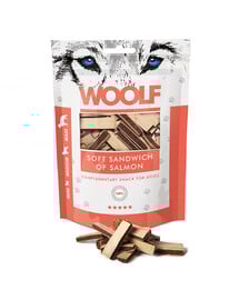 WOOLF Soft Sandwich Of Salmon 100g panini morbidi al salmone