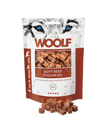 WOOLF Soft Beef Chunkies 100g dadini di manzo