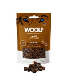 WOOLF Soft Cubes Horse Monoprotein 100g cubetti morbidi di cavallo