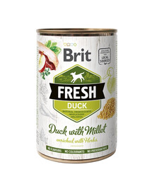 BRIT FRESH duck & millet 400 g anatra e miglio