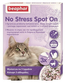 BEAPHAR No Stress Spot On per gatti 0,4 ml x3
