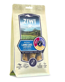 ZIWIPEAK Dog Treats orecchie di agnello crocchette per cani 60 g