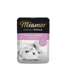 MIAMOR Ragù d'anatra Royale con pollo in salsa 100 g