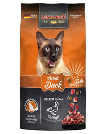 LEONARDO Adult Duck & Rice cibo per gatti con anatra e riso 1,8 kg