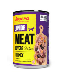 JOSERA Meat Lovers Junior Menu Tacchino per cuccioli 400g