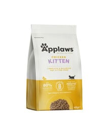 APPLAWS Kitten alimento senza cereali con pollo per gattini 400g