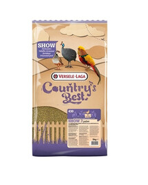 VERSELE-LAGA Country's Best Show 3 Pellet 5kg 3mm pellet per uccelli ornamentali a partire da 13 settimane di vita