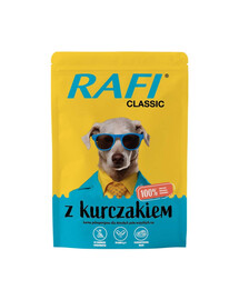 RAFI Classic cibo umido con  pollo per cani 400g