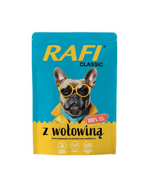 RAFI Classic cibo umido con manzo per cani 400g