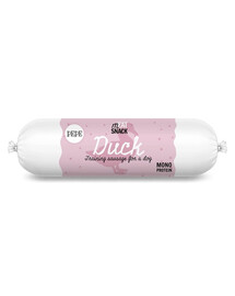 PAKPAKA ZWIERZAKA PEPE Meat Snack Salsiccia di anatra per cani 200gA ZWIERZAKA PEPE Meat Snack Kiełbaska z kaczki dla psa 200g