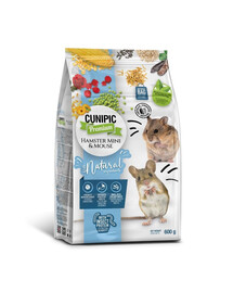 CUNIPIC Premium Hamster mini Mouse 600g mangime per criceti mini e topi