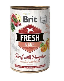 BRIT FRESH beef & pumpkin 400 g manzo e zucca
