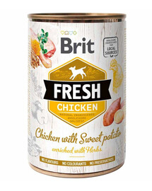 BRIT FRESH chicken & sweet potato 400 g pollo e patate dolci