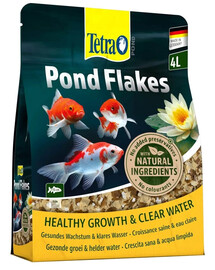 TETRA Pond Flakes 4 L Mangime per pesci da laghetto in fiocchi